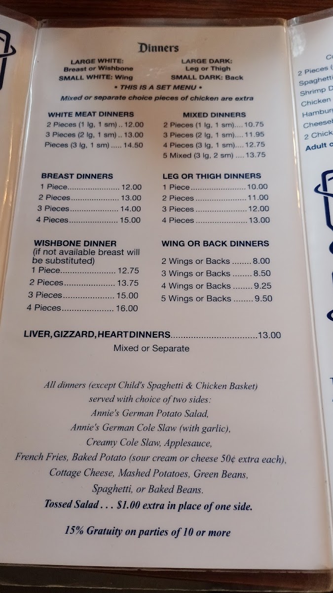 Menu Pichler's Chicken Annies-1