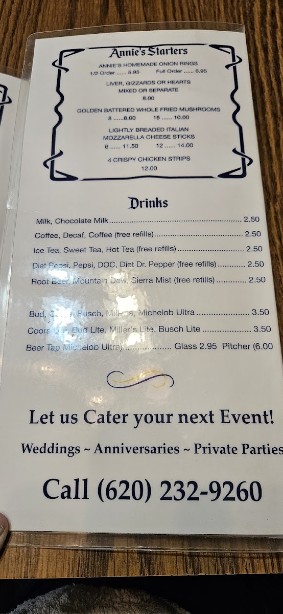 Menu Pichler's Chicken Annies-3