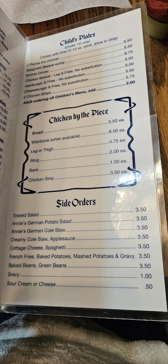 Menu Pichler's Chicken Annies-4
