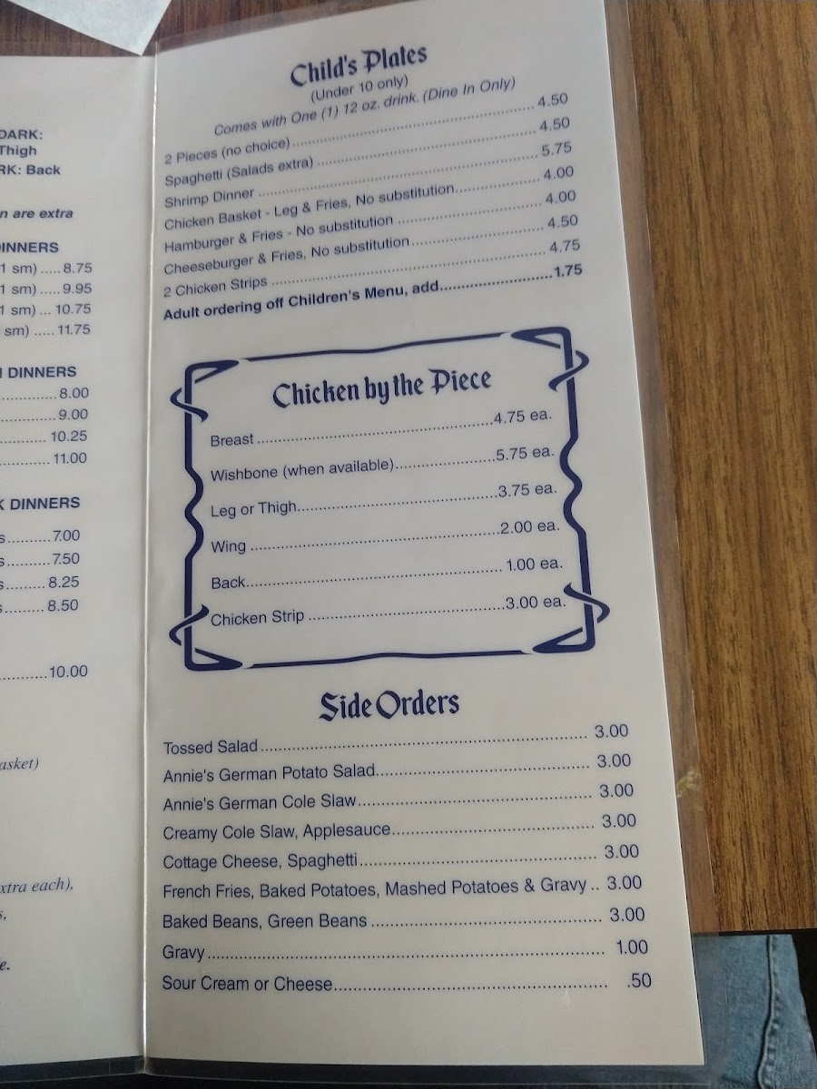 Menu Pichler's Chicken Annies-5